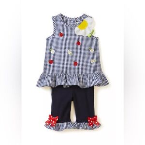 Rare Editions Baby Girls 2-Piece Spring Seersucker Set